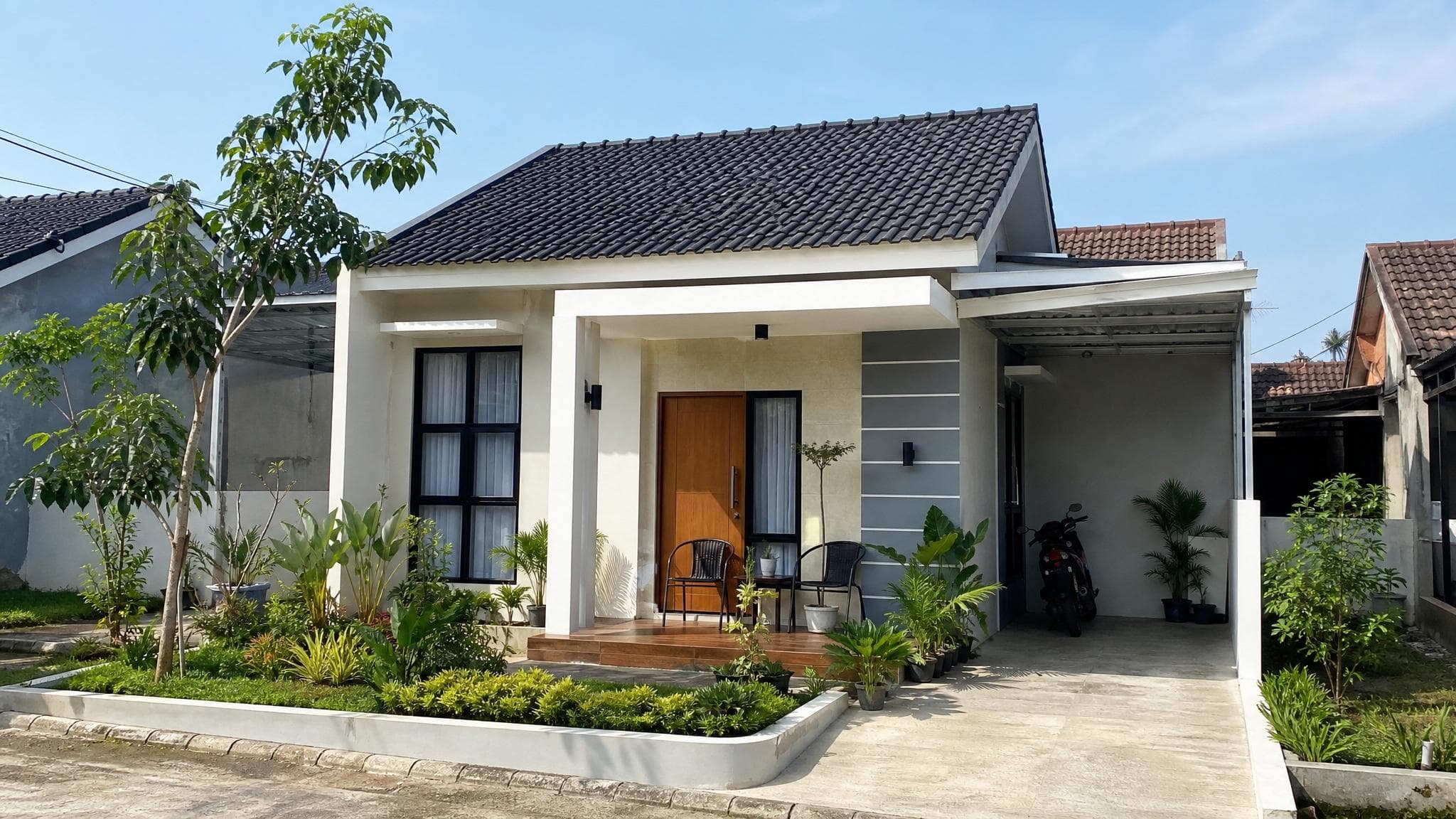Denah Rumah 6x10 2 Kamar 1 Lantai yang Rapi untuk Keluarga Kecil