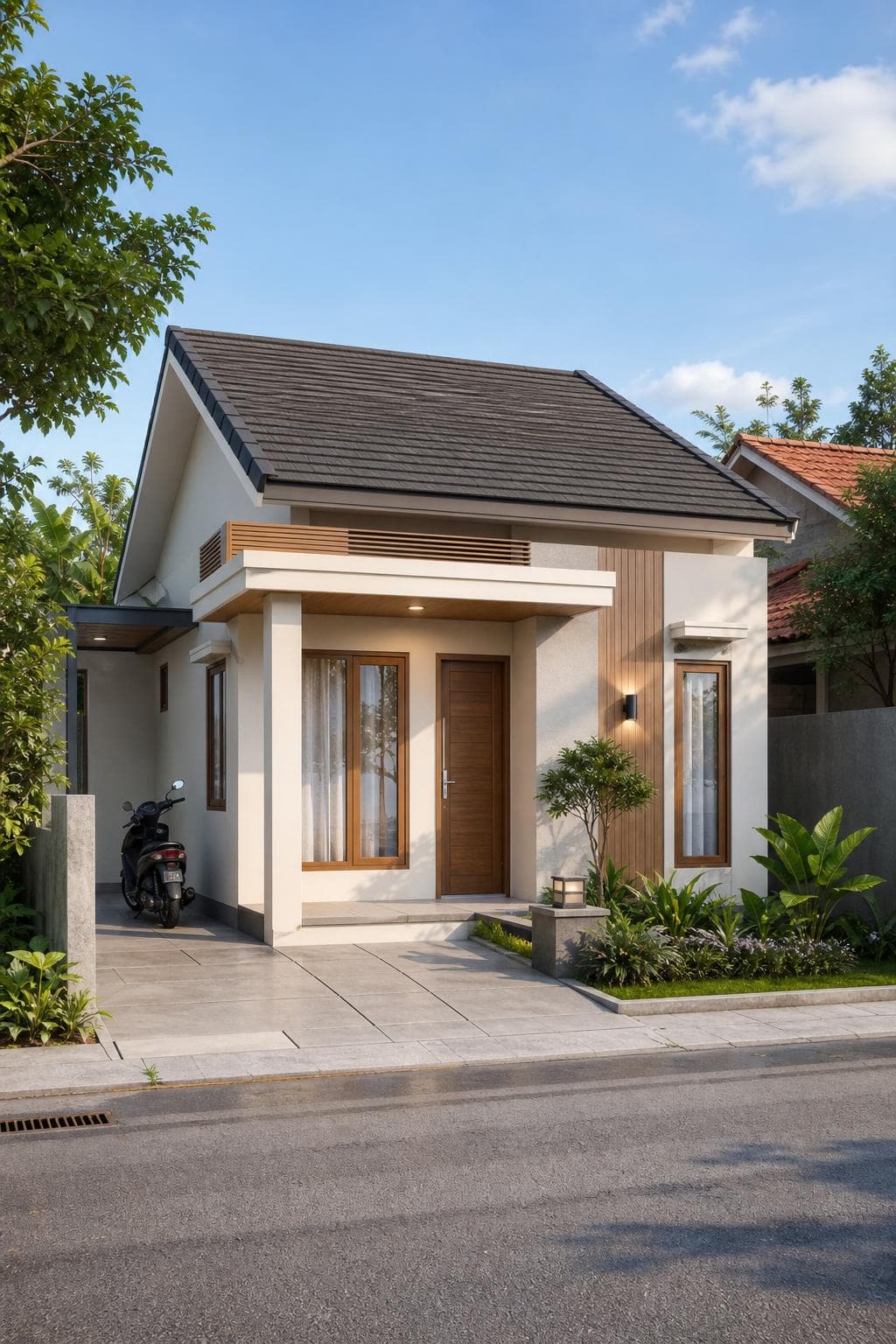 Denah Rumah 6x12 3 Kamar 1 Lantai yang Rapi untuk Keluarga