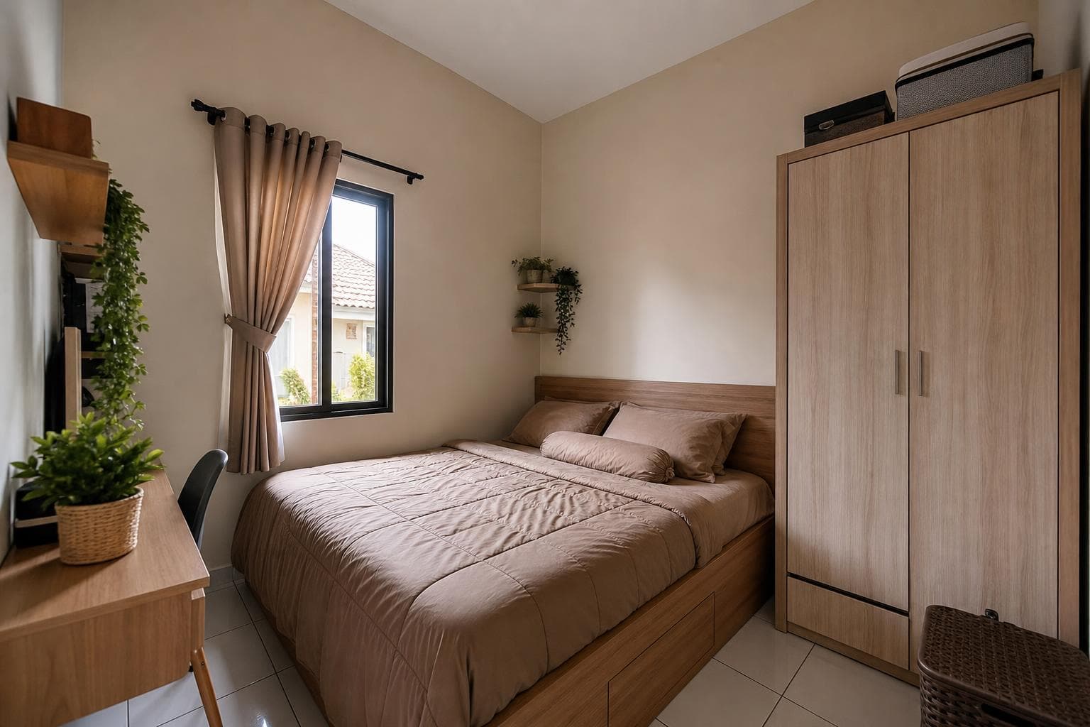 Desain Kamar Tidur Rumah Subsidi 3x3 agar Tetap Lega dan Rapi