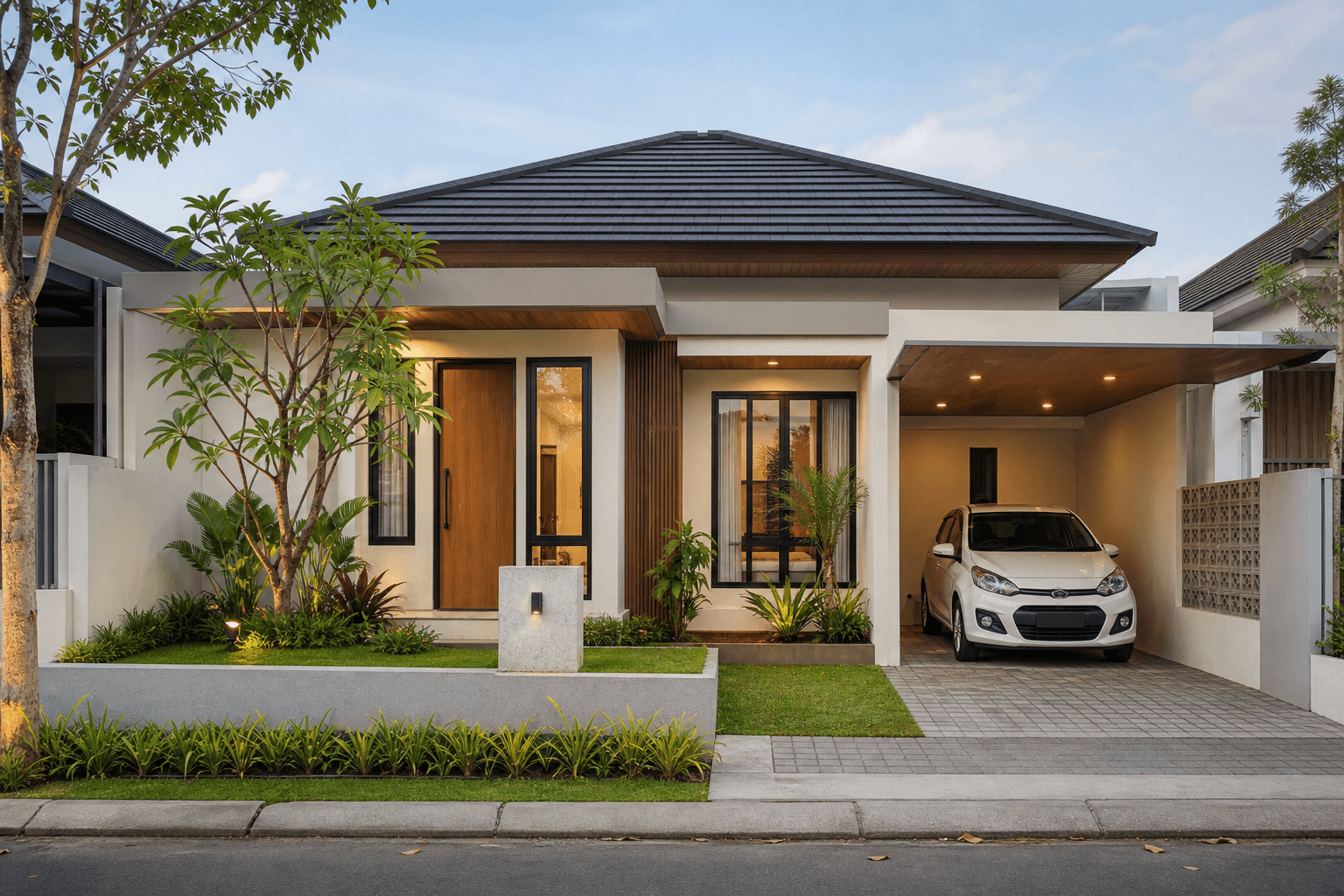 Desain Rumah 8x10 3 Kamar Tidur 1 Lantai: Denah Ringkas untuk Keluarga