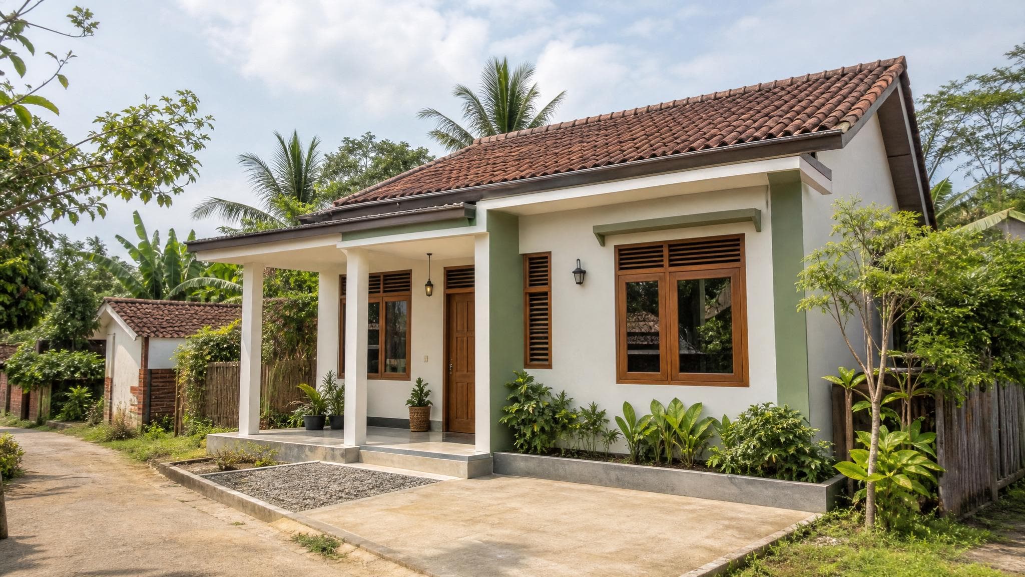 Desain Rumah Minimalis 2 Kamar di Kampung: Sederhana, Adem, dan Tetap Rapi